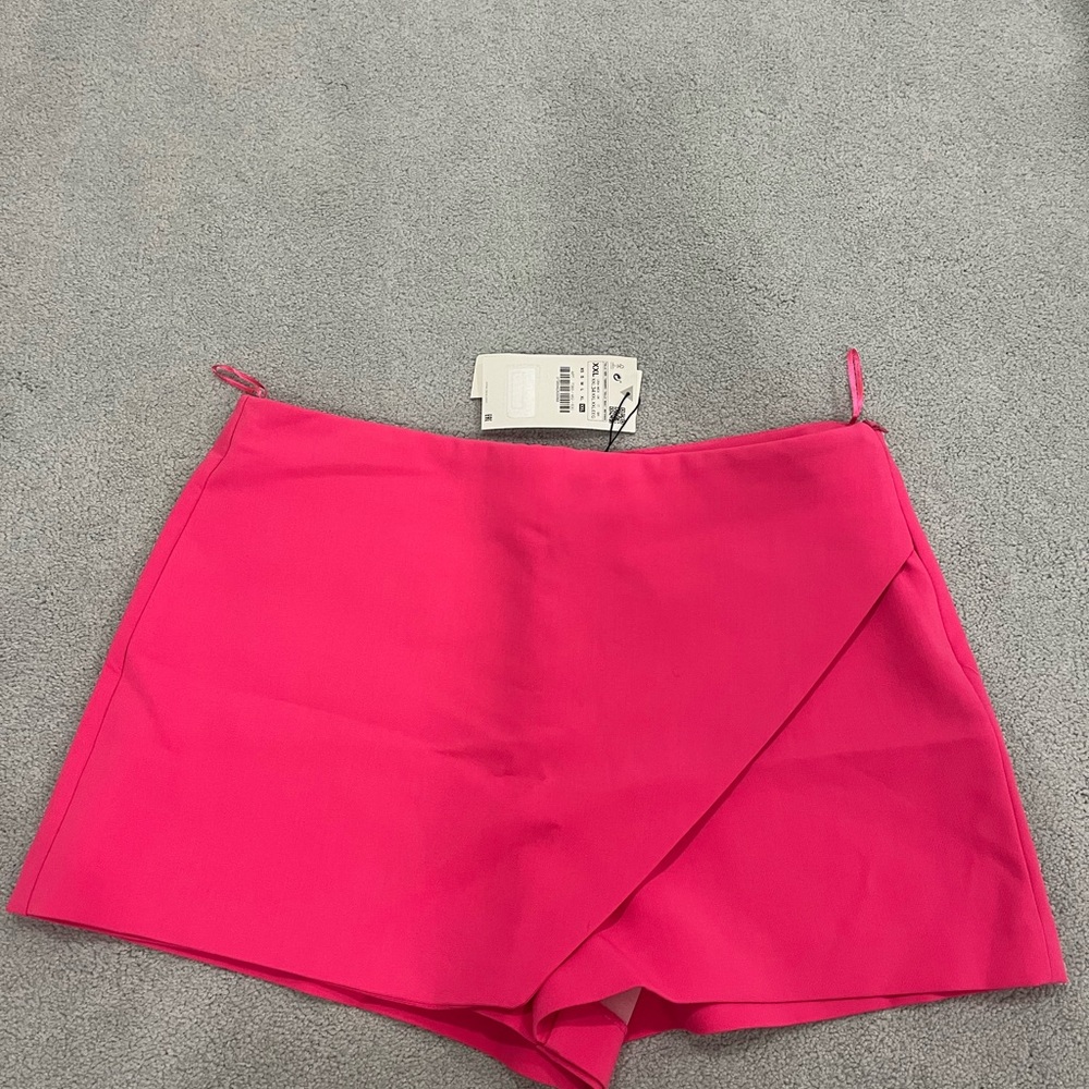 Zara Bright Pink Mini Skort